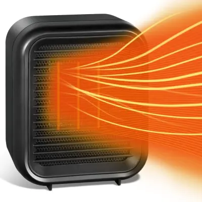 Mini keramični grelec 800 W – 2 stopnji moči, zaščita pred pregrevanjem