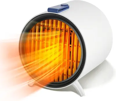 500 W ventilatorski grelnik – zaščita pred pregrevanjem, za dom in pisarno