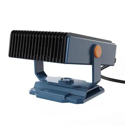 12 V 150 W grelec za avto, prenosni 2 v 1 ventilator za ogrevanje in hlajenje, grelec za avtomobilski ventilator, vrtljiv za 360°