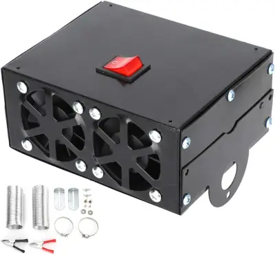 Grelec za avto, odmrzovalnik grelnika za avto, prenosni ventilator proti rosenju, hitro ogrevanje 500 W (24 V)