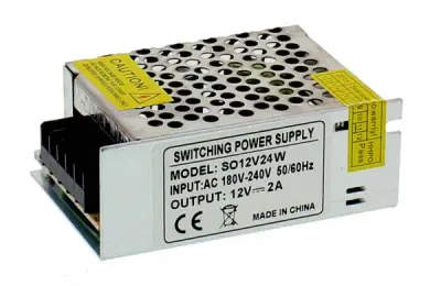 Napajalnik IP20, ind. kovi.ohišje 12V - 2A - 24W, 1 izvod