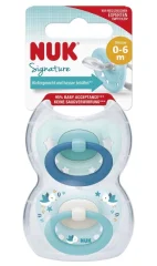 Nuk, Silikon Podpis Cucljev, Velikost 1, 2 kosa.