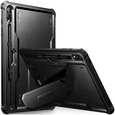 OVITEK TECH-PROTECT KEVLAR PRO ZA GALAXY TAB S9+ 12.4 ČRN