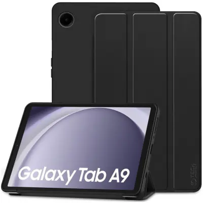 OVITEK TECH-PROTECT SMARTCASE ZA GALAXY TAB A9 8.7 X110 X115 ČRN