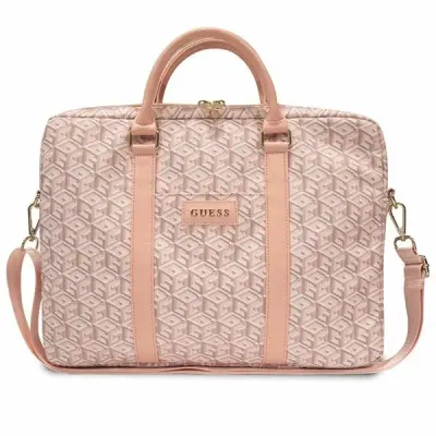 Originalna Guess GUCB15HGCFSEP torba za prenosnike do 15-16 inch - G Cube roza