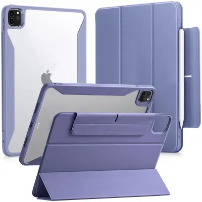 OVITEK ESR REBOUND HYBRID ZA IPAD PRO 13'' 2024 - VIJOLIČEN