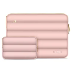 OVITEK PUFFY TECH-PROTECT ZA PRENOSNIK 13-14 INČ ZA MACBOOK, OVITEK DUSTY ROSE