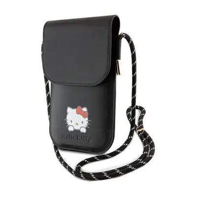 HELLO KITTY USNJENA DAYDREAMING CORD BAG ČRNA ŽENSKA TORBA