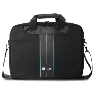 BMW BMCB15COMPVSKL TORBA 16'' ČRNA/ČRNA NAJLON MODRA ČRTA ZA PRENOSNIK