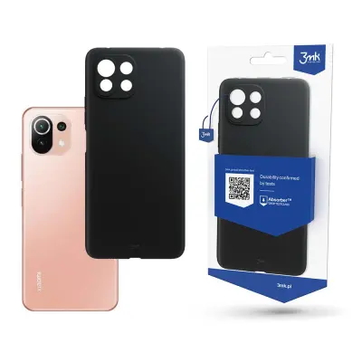 OVITEK 3MK MATT CASE ČRN ZA XIAOMI MI 11 LITE 4G/5G/11 LITE 5G NE