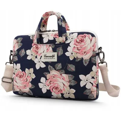 CANVASLIFE AKTORSKA TORBA ZA PRENOSNI RAČUNALNIK 15-16 NAVY ROSE ETUI ZA RAČUNALNIK