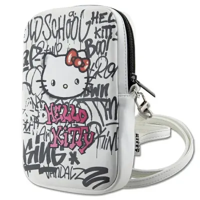 HELLO KITTY GRAFFITI KITTY HEAD BAG BELA PREVLEKA ZA RAME