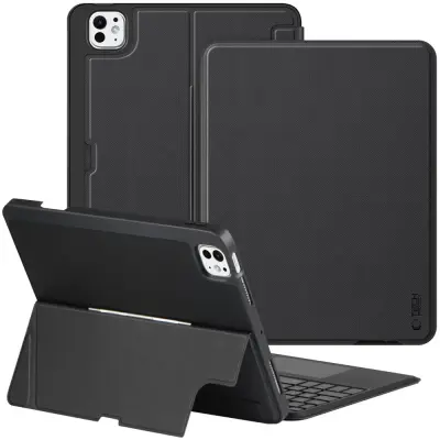 TECH-PROTECT SCMAG PISALO + TIPKOVNICA ZA IPAD PRO 13 7 2024 OVITEK ČRNO