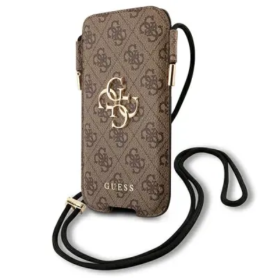 GUESS TORBA ZA TELEFON GUHCP12L4GPSBR 6,7 INČNI OVITEK ZA PAMETNE TELEFONE RJAVA