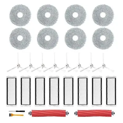 zdruljivo Roborock Q Revo / P10 Aspiradora robtica Piezas de repuesto Cepillo lateral principal Filtro Hepa Mopa Pa帽o Bolsa para el polvo