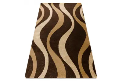 Preproga ROYAL G3565 Valovi - rjava / bež 150x230 cm