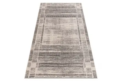 Preproga Wool ANGEL 7889 / 52022 Vintage, okvir bež / siva 80x150 cm