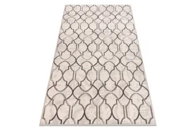 Preproga Wool ANGEL 7905 / 52022 Maroška detelja bež / siva 160x230 cm