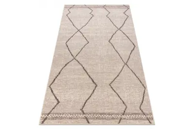 Preproga Wool ANGEL 1190 / 52022 Boho bež / siva 160x230 cm