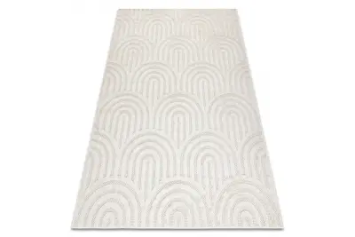 Preproga SANTO string SISAL 0537 geometrijska bel 120x170 cm