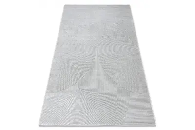 Preproga BALANCE 0194 siva - Geometrija, strukturna, glamour 120x170 cm