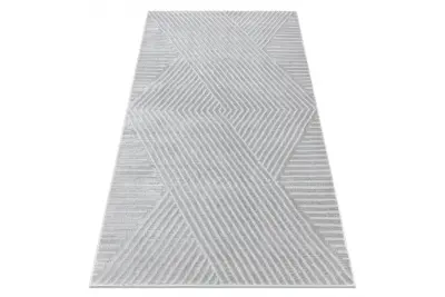 Preproga BALANCE 1503 siva - Geometrija, strukturna, glamour 240x330 cm