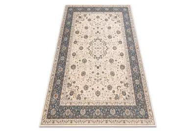 Preproga NAIN Ornament, okvir, 7179/51643 bež / modra 120x170 cm