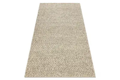 Volnena preproga TAHAR 99005G siva / bež - ROČNO TKANA petlja, uniforma 160x240 cm