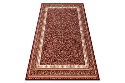 Preproga NAIN Ornament, okvir, 7965/51066 bordo / bež 80x150 cm