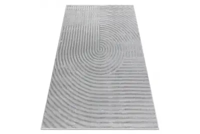 Preproga BALANCE 1921 siva - Geometrija, strukturna, glamour 180x270 cm