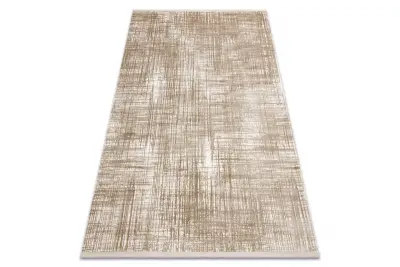Moderna preproga DUKE A0357 bež - Vintage, strukturiran, zelo mehak, resice 160x220 cm