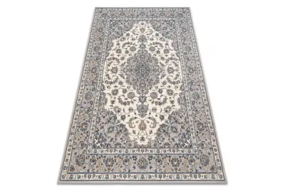 Preproga NAIN Ornament, okvir, 7335/51635 bež / modra 240x340 cm