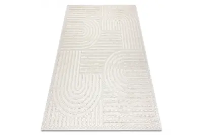Preproga SANTO string SISAL 0989 geometrijska bel 120x170 cm