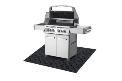 VECTRA 900 zaščitna žar podloga za teraso, zunanja - antracit 100x120 cm