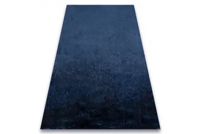 Preproga VISCO temno modra 10 pliš, Imitacija kunčjega krzna 60x100 cm