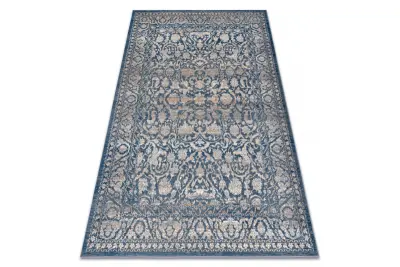 Preproga NAIN Ornament, okvir, vintage 7557/51644 bež / modra 120x170 cm