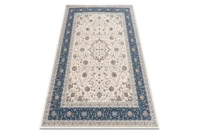 Preproga NAIN Ornament, okvir, 7179/51613 bež / modra 80x150 cm