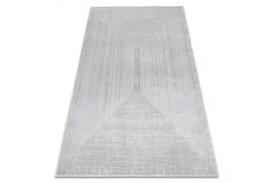 Preproga BALANCE 8788 siva - Geometrija, strukturna, glamour 140x190 cm