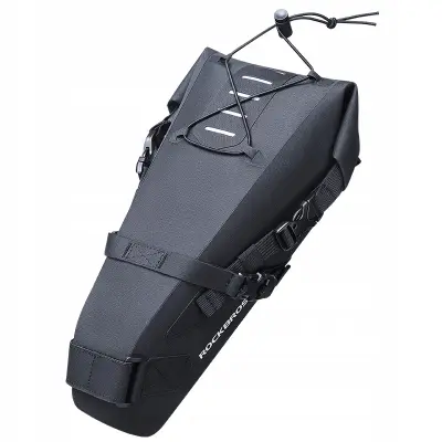 ROCKBROS KOLESARSKA SEDEŽNA TORBA 3L SOCKET BAG PREVLEKA ČRNA ZA KOLO