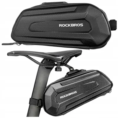 SEDEŽNA TORBA ZA KOLESARSKI SEDEŽ ROCKBROS 1,8L DURABLE ČRNA