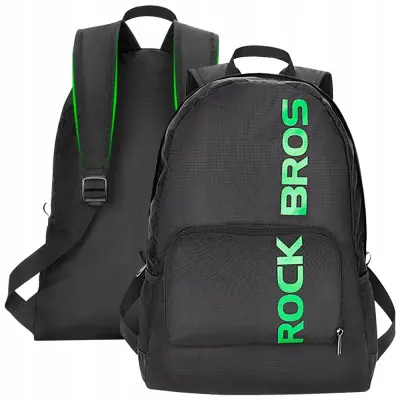 ROCKBROS NAHRBTNIK TORBA ZLOŽLJIV ŠPORTNI KOVČEK 18L ZA KOLO ČRN