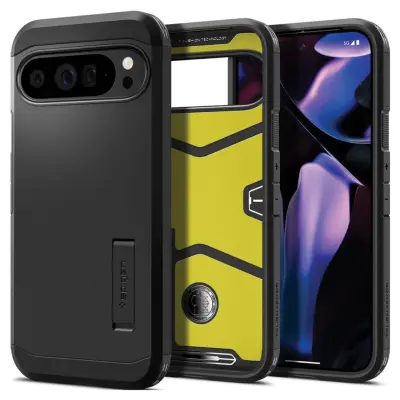 OVITEK SPIGEN TOUGH ARMOR ZA GOOGLE PIXEL 9 PRO XL ČRN
