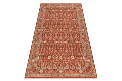 Volnena preproga LEGEND 468 12 GB300 OSTA - Ornament, okvir ekskluzivna rdeča / bež 240x340 cm