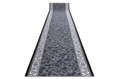 Tekač gumiran ROMANTIC Ornament, proti zdrsu siva 57 57x470 cm