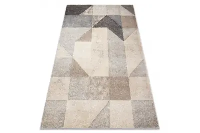 Preproga FUSION 9777 krem / bež - Geometrična, moderna, abstraktna 80x150 cm