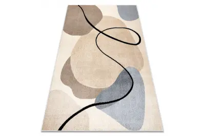 Preproga FUSION 9213 krem / bež - Geometrična, moderna, abstraktna 180x270 cm