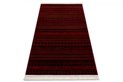 ORIENT 5132 preproga bordo / črna Orientalski, z resicami 200x290 cm