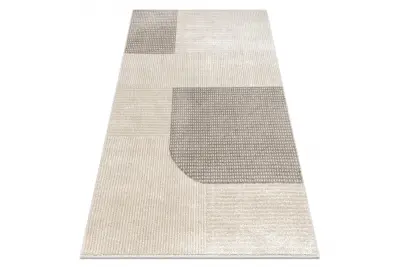 Preproga FUSION 0805 krem / bež - Geometrična, moderna, abstraktna 160x220 cm