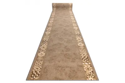 Tekač gumiran MURCIA Lizbonske ploščice, Okvir, proti zdrsu bež 100 100x1300 cm