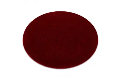 ETON PLUS ratas tepih Melanž rdeča / črna cercle 200 cm